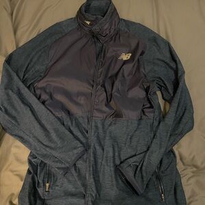 New Balance Dry Navy Zipper Hoodie Jacket XL